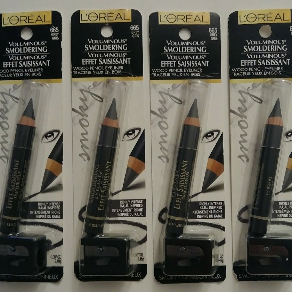 L'Oreal Smokey Eyeliner # 665 Grey- Lot of 4